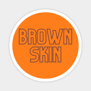 Brown Skin Logo Magnet